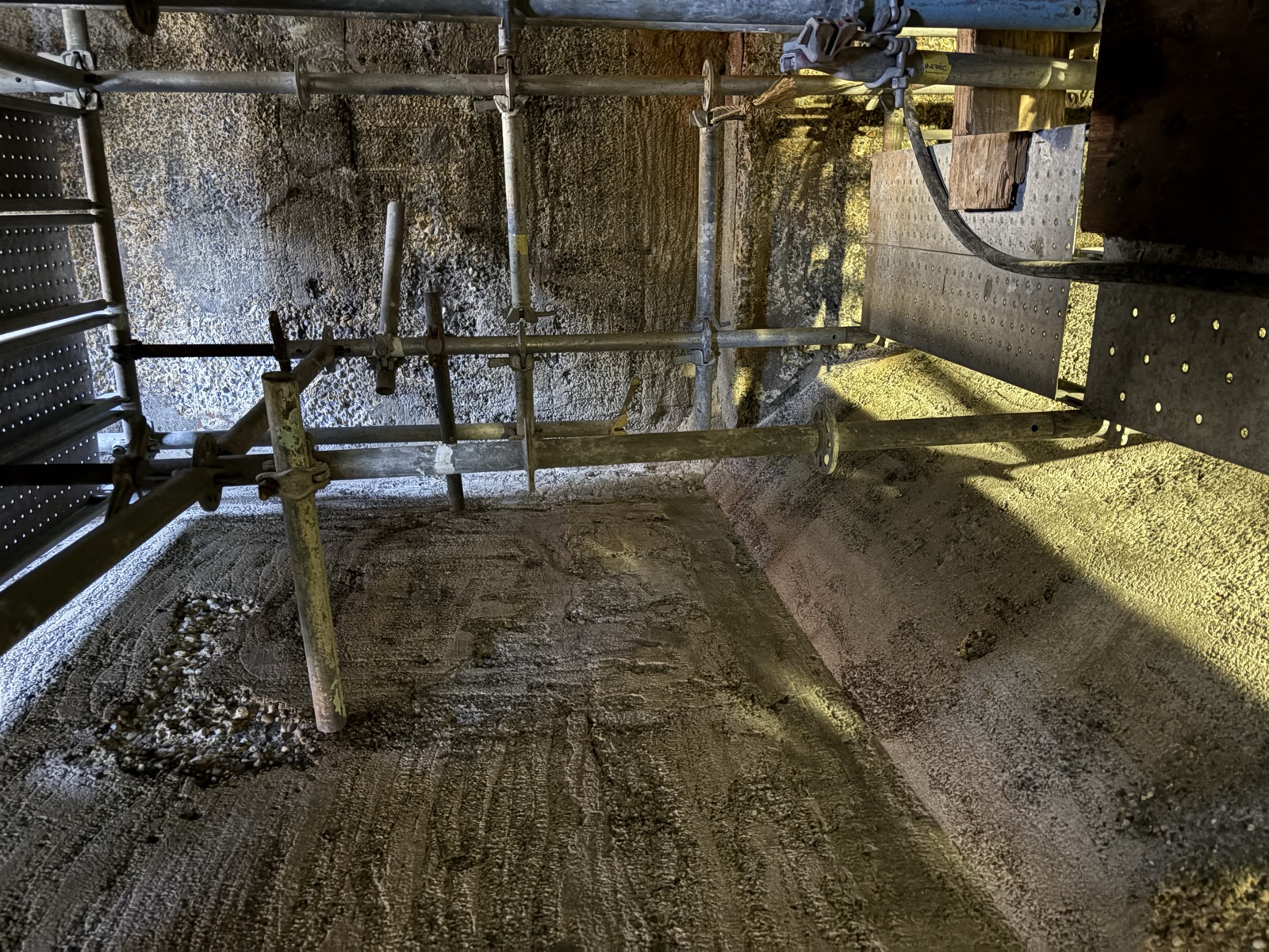 Large lined infrastructure shaft
